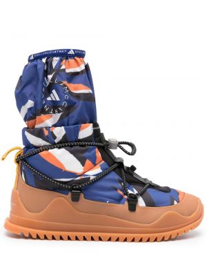 Členkové topánky s potlačou s abstraktným vzorom Adidas By Stella Mccartney modrá