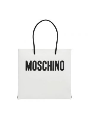 Shopperka Moschino biała