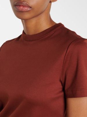T-shirt en coton Loro Piana marron