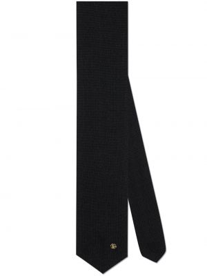 Cravată de lână Gucci negru