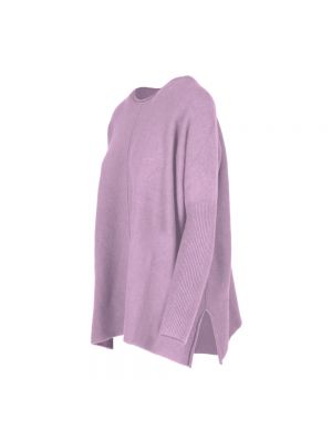 Sweter z okrągłym dekoltem Bomboogie fioletowy