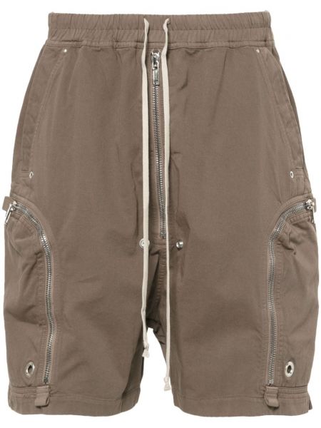 Pamučne kratke hlače kargo Rick Owens Drkshdw smeđa