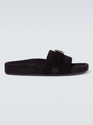 Pantofi din piele de căprioară Christian Louboutin negru