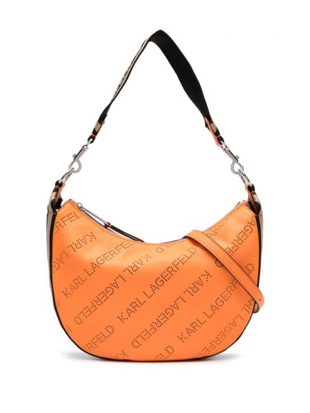 Чанта за ръка Karl Lagerfeld оранжево