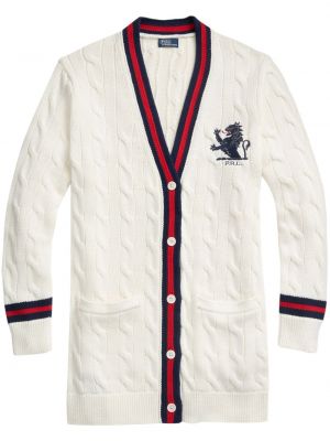 Pamut cipzáras hímzett pólóing Polo Ralph Lauren