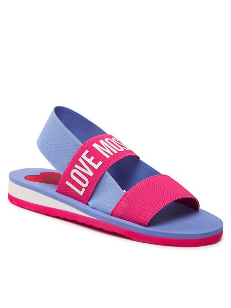 Sandales Love Moschino violets