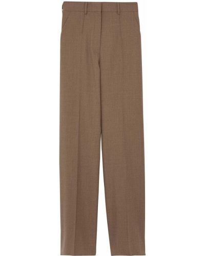 Pantalones bootcut Burberry marrón