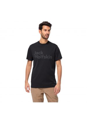 Черная футболка Jack Wolfskin