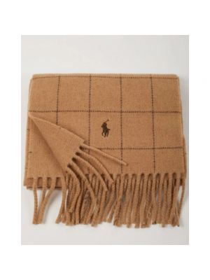 Bufanda de lana Ralph Lauren marrón