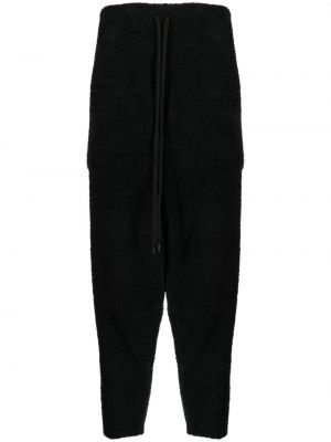 Pantaloni sport din fleece cu imagine Mastermind World negru
