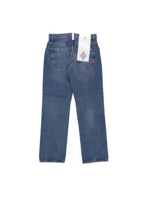 Streetwear straight jeans Amish blau