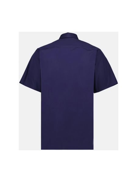 Camisa de algodón Prada azul