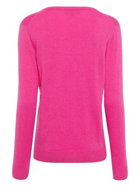 Sweter z kaszmiru N.peal różowy