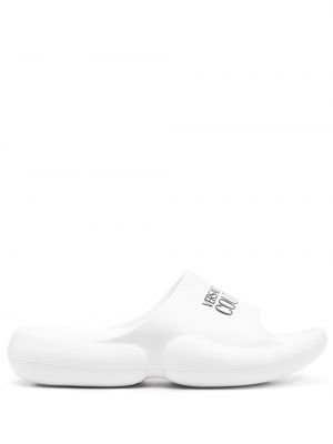 Ниски обувки с принт Versace Jeans Couture бяло