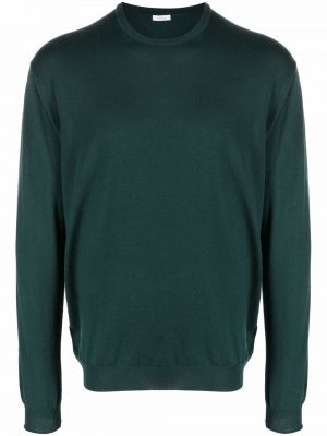 Volneni pulover z okroglim izrezom Malo zelena