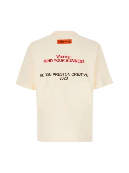 T-shirt Heron Preston beige