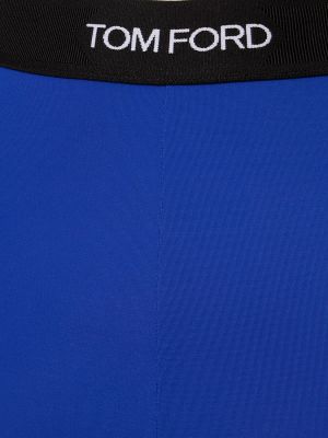 Legíny jersey Tom Ford modré