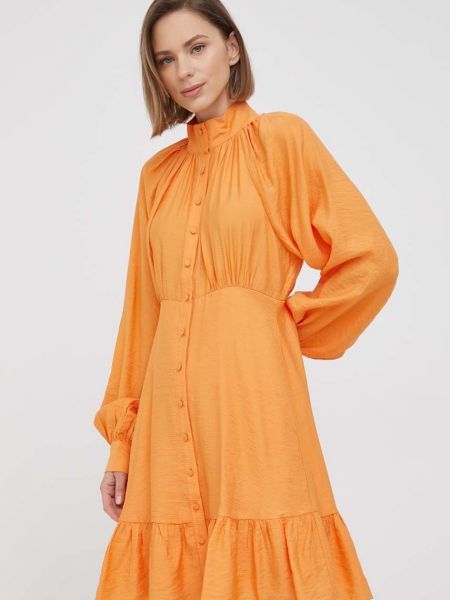 Платье мини Y.a.s оранжевое