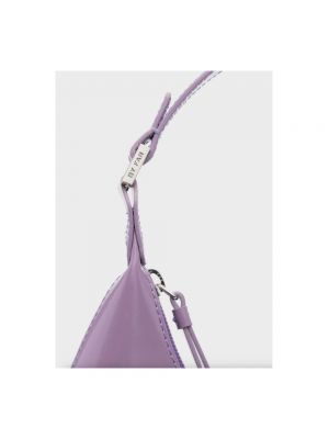 Bolsa de cuero By Far violeta