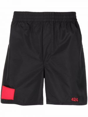 Shorts de sport brodeés 424 noir