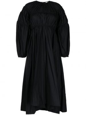 Dlouhé šaty s dlhými rukávmi Ulla Johnson čierna