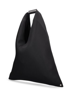 Τσάντα shopper από διχτυωτό Mm6 Maison Margiela μαύρο