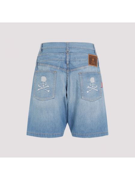 Pantalones cortos vaqueros Mastermind World azul