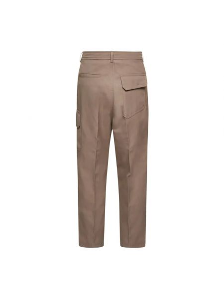 Pantalones de algodón Valentino marrón
