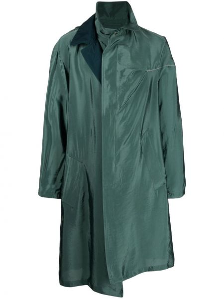 Асиметрично палто с копчета Kolor зелено