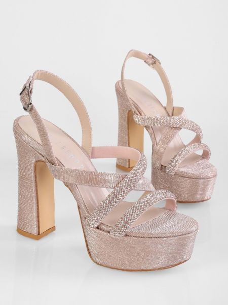 Cipele s platformom Shoeberry ružičasta