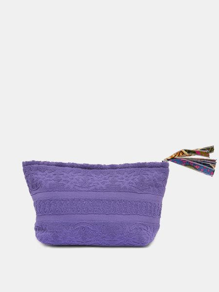 Bolso clutch con cremallera Lalla violeta