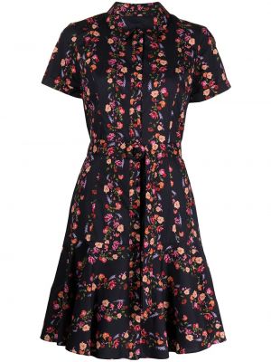 Trykt floral dress Marchesa Notte svart