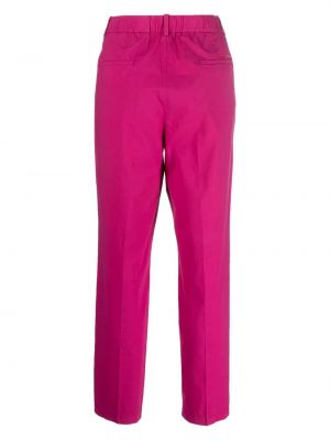 Spodnie bawełniane Incotex różowe