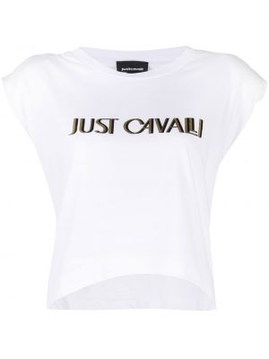 Tričko Just Cavalli, bílá