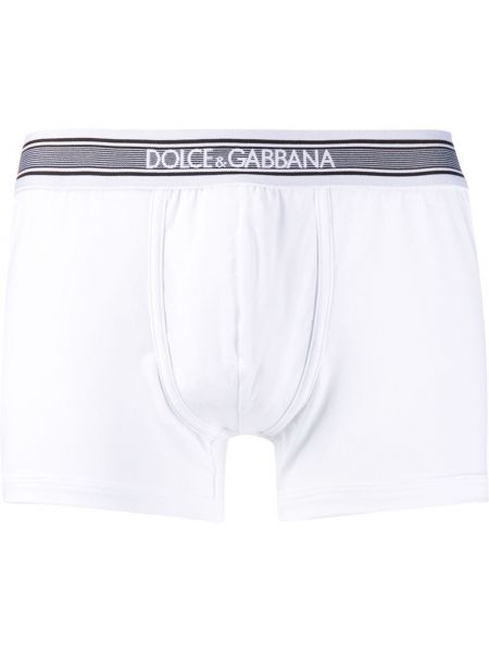 Calcetines con bordado Dolce & Gabbana blanco