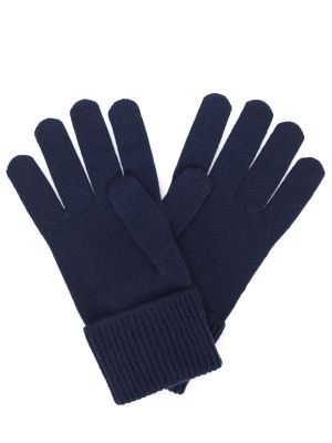 Кашемировые перчатки Kiton синие