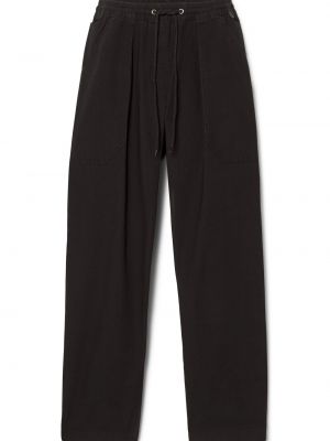 Плетеные брюки Timberland черные
