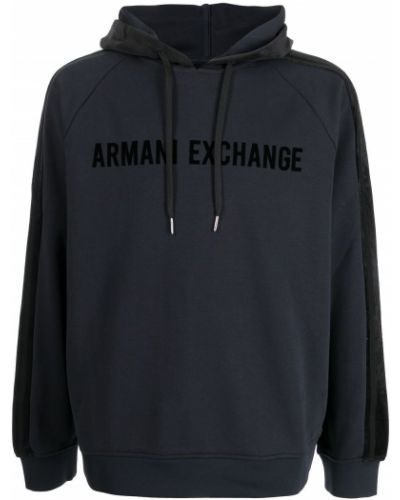 Sudadera con capucha Armani Exchange azul