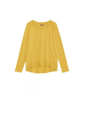 Sweter z okrągłym dekoltem Maliparmi żółty