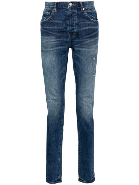 Slim fit priliehavé skinny fit džínsy s nízkym pásom Purple Brand