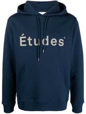Pamučna hoodie s kapuljačom s printom Etudes
