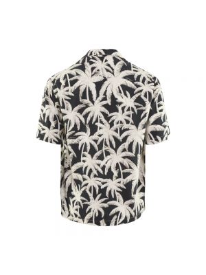 Camisa de viscosa con estampado Palm Angels