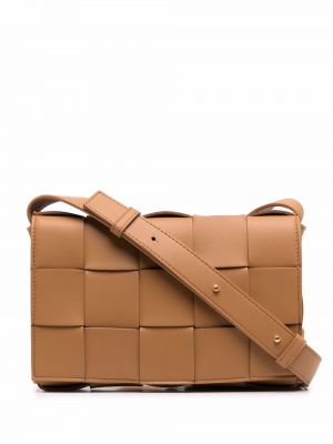 Crossbody torbica Bottega Veneta smeđa