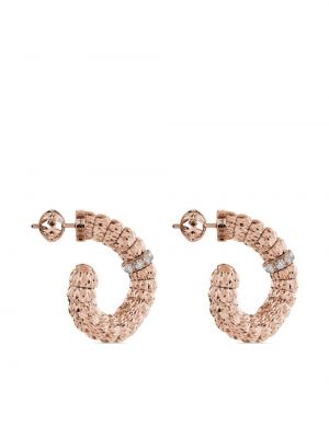 Σκουλαρίκια από ροζ χρυσό Officina Bernardi
