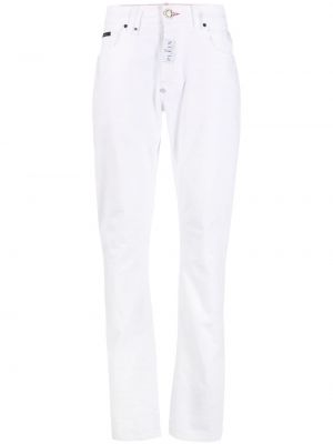 Jeans skinny slim fit Philipp Plein bianco