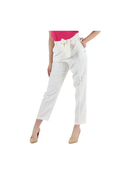 Pantalones de lino Pennyblack blanco