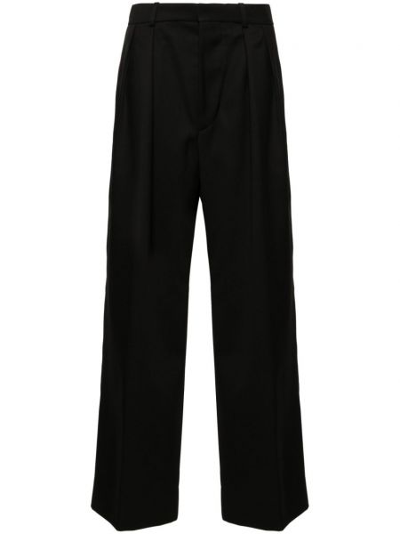 Nohavice s lisovaným záhybom Wardrobe.nyc čierna