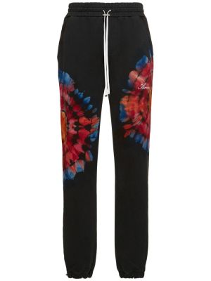 Спортни панталони с tie-dye ефект Amiri черно