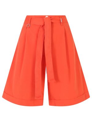Хлопковые шорты High оранжевые