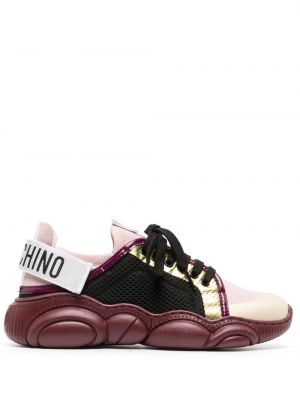 Sneakersy Moschino różowe